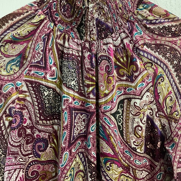 Chico's Multicolor Paisley Blouse - Picture 4 of 12